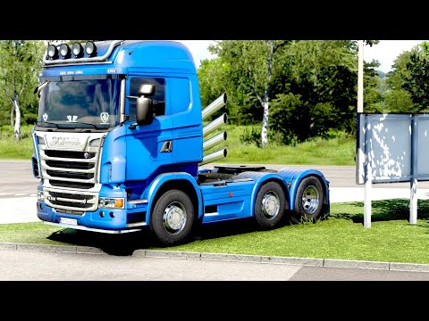 ETS 2 - Scania R500 Highline Transporting Heavy Metals from Kaunas