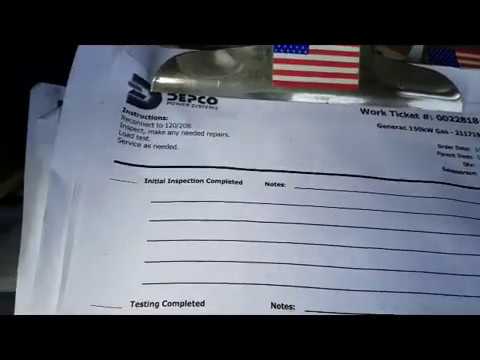 Generac 150kW Natural Gas Genset Load Test