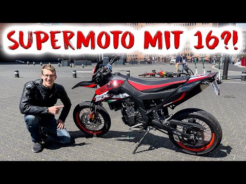 My first time on a 125cc Supermoto! | Aprilia SX125