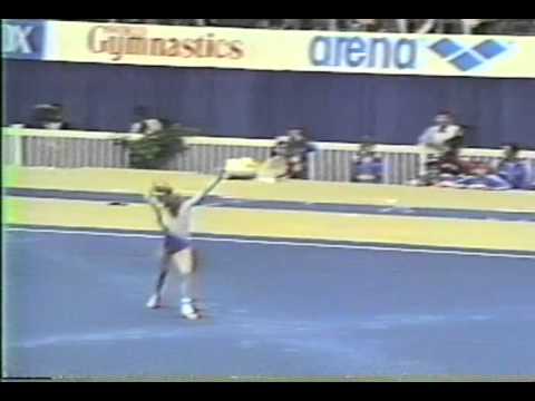 20th AA Alena Drevjana FX   1985 World Gymnastics Championships 9 650