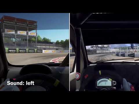 Project Cars 2 vs Dirt rally 2.0 Loheac rallycross comparison