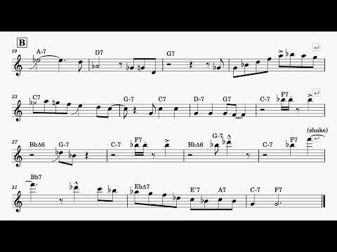 Tip Toe-  Snooky Young Transcription