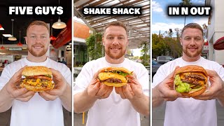 FIVE GUYS vs SHAKE SHACK vs IN N OUT Burger in Los Angeles