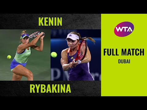 Теннис Sofia Kenin vs. Elena Rybakina | Full Match | 2020 Dubai Round of 32