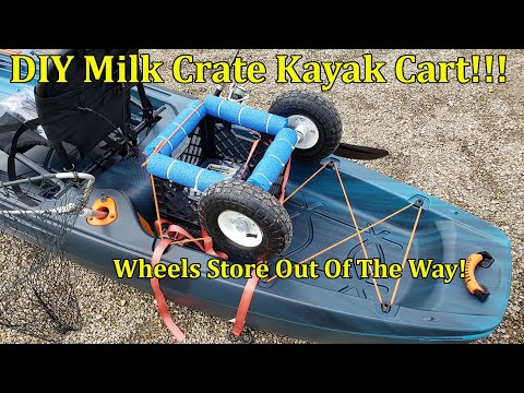 DIY Kayak Milk Crate Cart