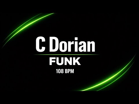 C Dorian Funk Backing Track | Cm7 – F7 Vamp | 108 BPM
