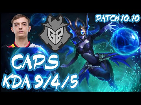 G2 Caps SYNDRA vs VLADIMIR MID - EUW CHALLENGER - PATCH 10.10
