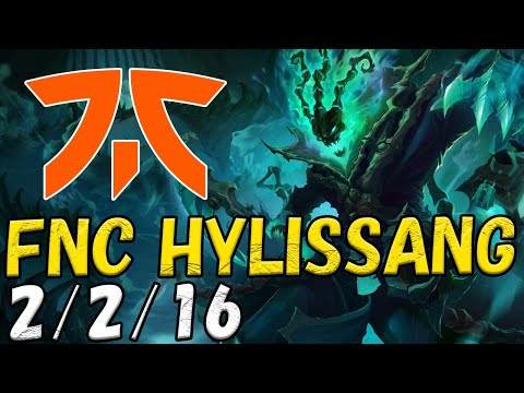 FNC Hylissang スレッシュ(Thresh) VS ルル(Lulu) SUPPORT patch 12.18 EUW RANK