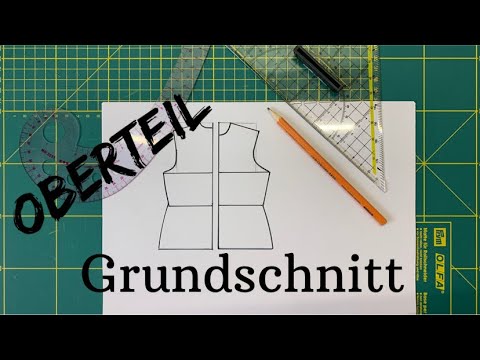 Grundschnitt für ein Oberteil selber erstellen..Für Anfänger Ganz einfach