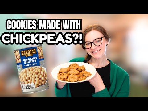 I TRIED CHOCOLATE CHIP COOKES MADE OF CHICKPEAS! GARBANZO BEAN COOKIE RECIPE!