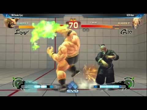 [EVO 2014 USFIV Top 32] RG Snake Eyez (Zangief) vs RZR Xian (Gen)