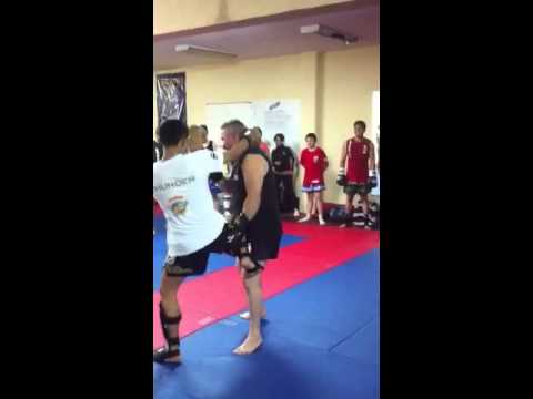 Thunder panak & kru  Javier Ramos (Muay thai. Sparring)