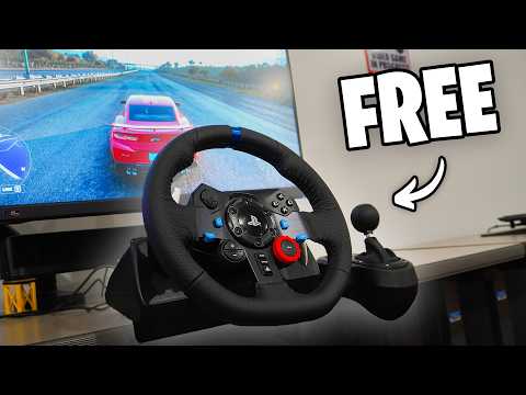 I Got a Sim Racing Wheel for Completely Free