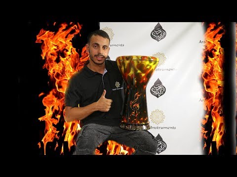 Our Darbuka Sol on Fire, The Most Amazing Doumbek We Have Ever Built