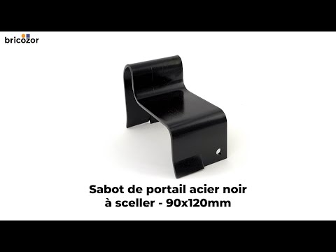 Sabot de portail acier à sceller TORBEL