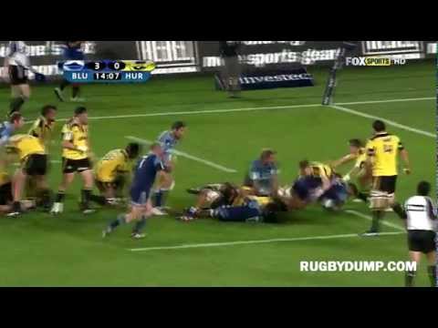 Blues vs Hurricanes classic in Super Rugby 2012