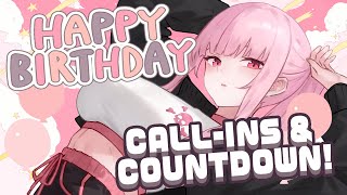 Thumbnail for 【BIRTHDAY COUNTDOWN + REVEAL】cake, call-ins, and countdowns!! I feel like I'm 4?!