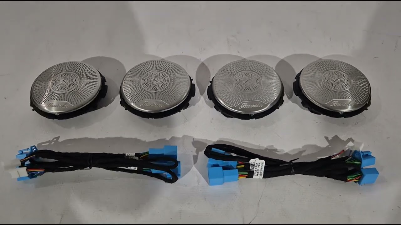 Mercedes E-сlass W213 2016-2023 Set de ornamente iluminate Burmester Video 1