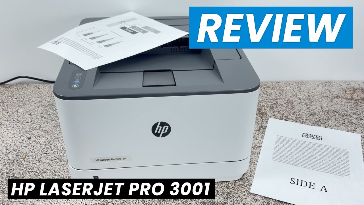 Pros & Cons of the HP LaserJet Pro 3001dw - Full Review