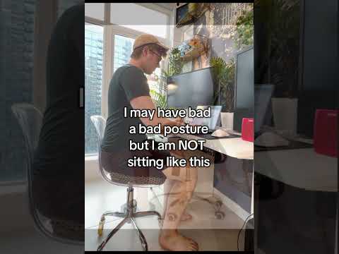 sitting like that is so uncomfortable #fyp #edits #goodposture