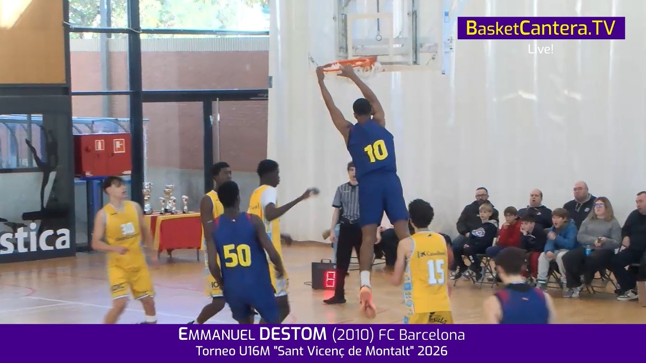 EMMANUEL DESTOM (2010). Cadete FC Barcelona.- Torneo U16M 