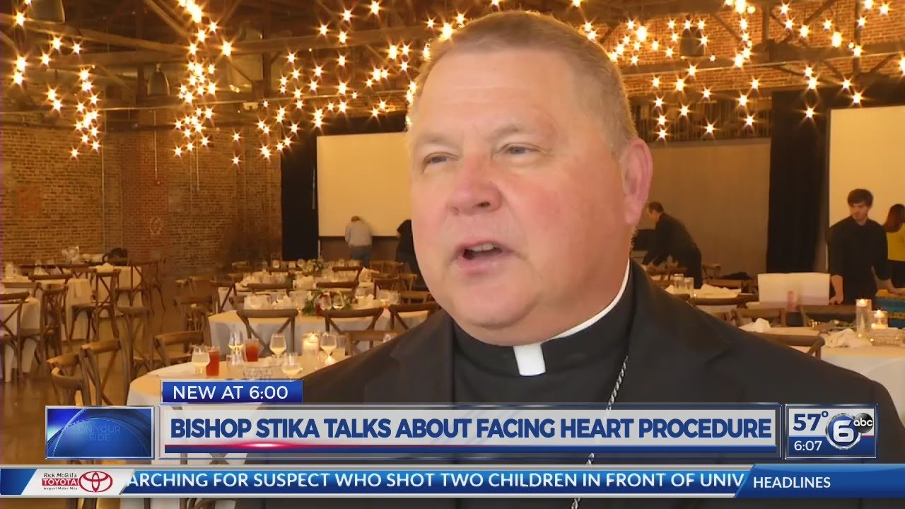 Bishop Stika talks about facing heart procedure