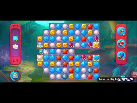 Fishdom Hard level 6222. NOboosters