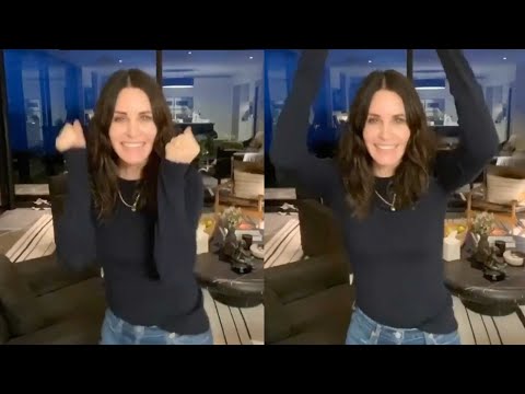 Courteney Cox DANCES on TikTok and Matthew Perry Is Confused