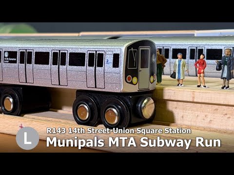 Munipals MTA R143 14th street Union Square Subway Run
