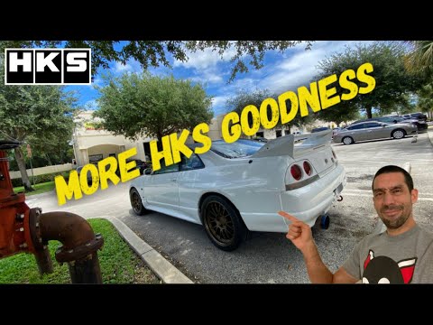 HKS GTR on the dyno and HALTECH Wide Band on the FX SHO!