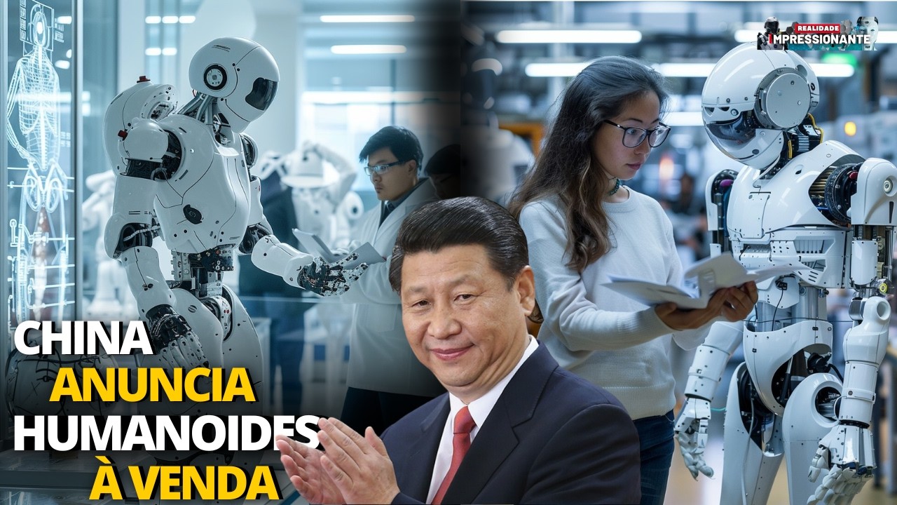 China anuncia produção em massa de robôs humanoides | Tecnologia para lançar hélio3 da lua pra Terra