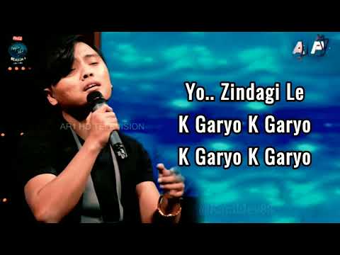 nepal idol season 4 | Suresh Lama | yo zindagile k garyo k garyo lyrics | Birahiko bhakale lyrics