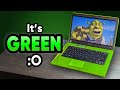 The SICKENINGLY GREEN Sony VAIO Laptop