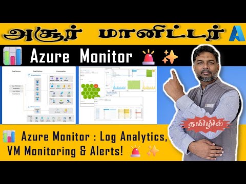 📊 Azure Monitor Masterclass: Log Analytics, VM Monitoring & Alerts! 🚨✨ | அசூர் மானிட்டர்  In Tamil