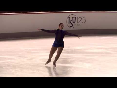 Donna Brown. Oberstdorf 2017. Bronze Ladies I - Free Skating. 14 place