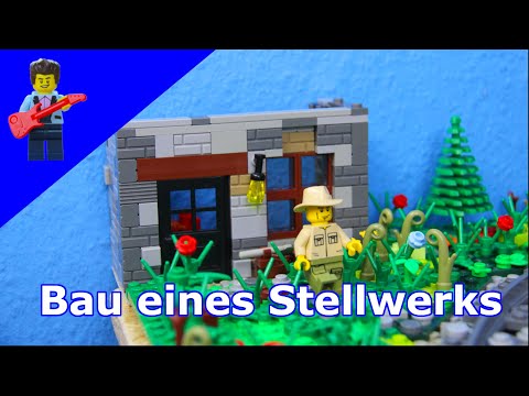 Die Legostadt Teil 18 / Wir beginnen mit dem Bau des Stellwerks.