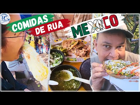 DIARIO DE VIAGEM MEXICO EPISÓDIO 3 | COMIDAS DE RUA DA CIDADE DO MÉXICO