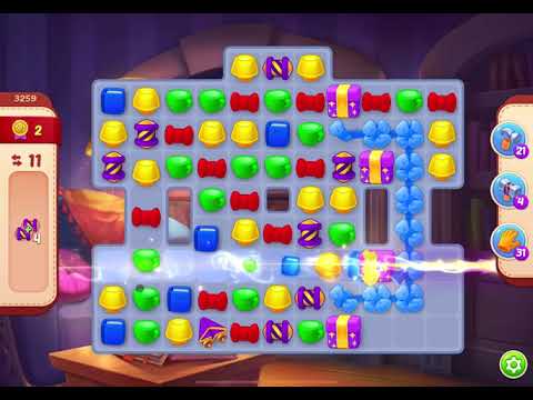 HomeScapes Level 3259 no boosters (17 moves)