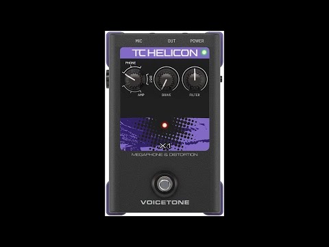 TC-Helicon VoiceTone X1 Vocal Effects Pedal