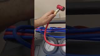Full demonstration Robinson recovery machine servic Station Dubai UAE Garag workshop Aircinditon car