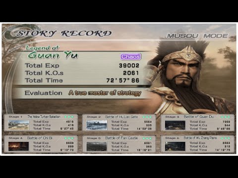 Musou Mode • Legend of Guan Yu Difficulty Chaos Full Target • Dynasty Warriors 6 PCSX2 HD 1080p