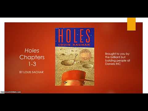 Holes chapters 1-3
