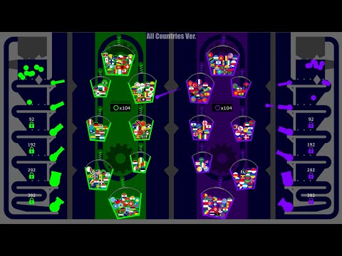 Bucket Blasters [All Countries Version] - Country Marble Race - Algodoo