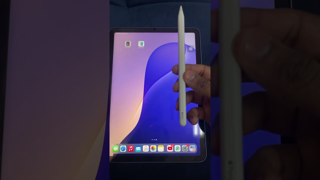 How to connect an Apple Pencil to an ipad air