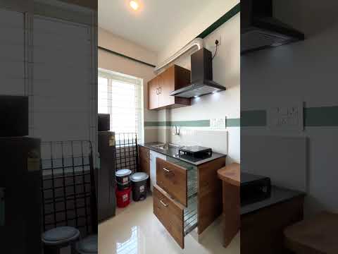 Video thumbnail for B206: Fully Furnished A/C Studio Flat for rent in Hennur | Kots Jour
