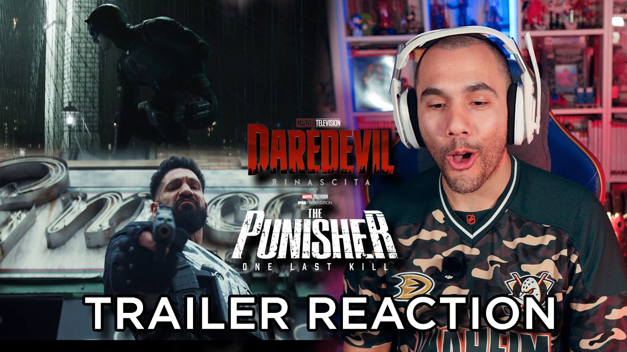 DAREDEVIL RINASCITA 2 & PUNISHER ONE LAST KILL: REACTION AL TRAILER DI METÀ STAGIONE E PRIMO SGUARDO