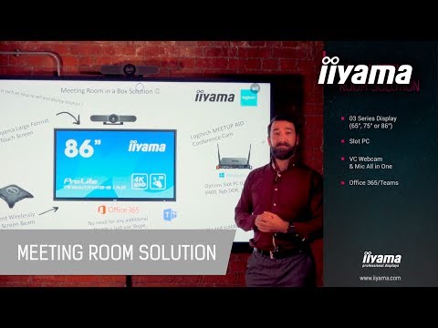 iiyama ProLite TE5503MIS-B1AG Signage Touch Display 138,8 cm (55 Zoll) video preview