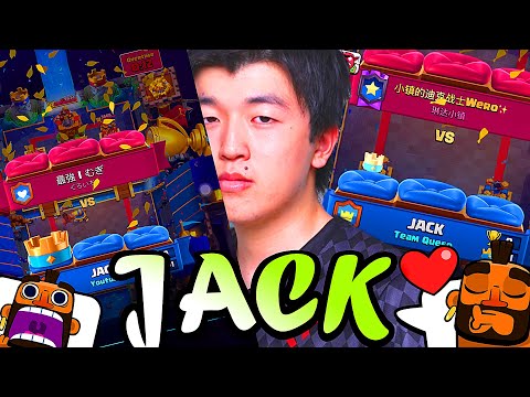 JACK  vs OYASSUU,Mugi 🔥 JACK 2.6 Hog Cycle 🏆8100 gameplays - CLASH ROYALE
