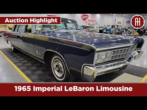 AUTOHUNTER - 1965 Imperial LeBaron Limousine by Barreiros - AUCTION HIGHLIGHT