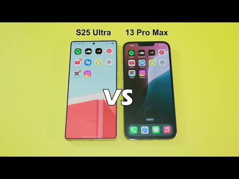iPhone 13 Pro Max VS Galaxy S25 Ultra – Comparison Screen, Size, Camera